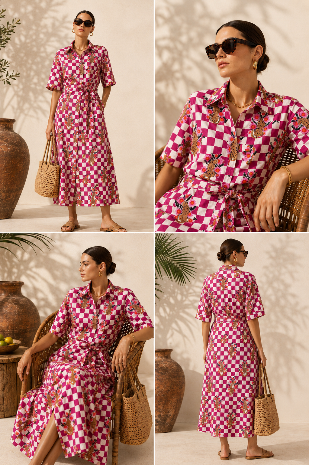 Magenta in Cotton