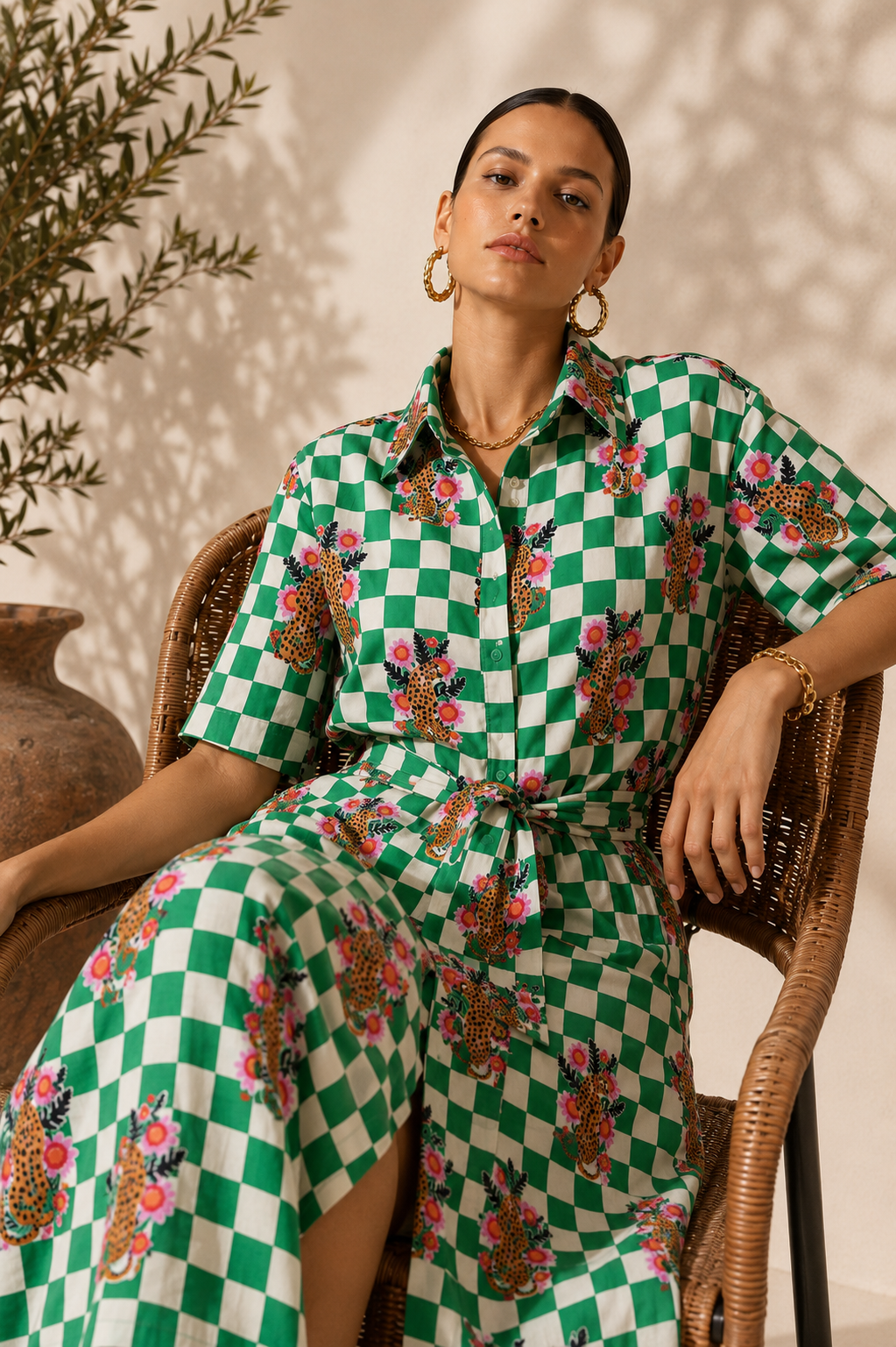 Emerald Green in Cotton
