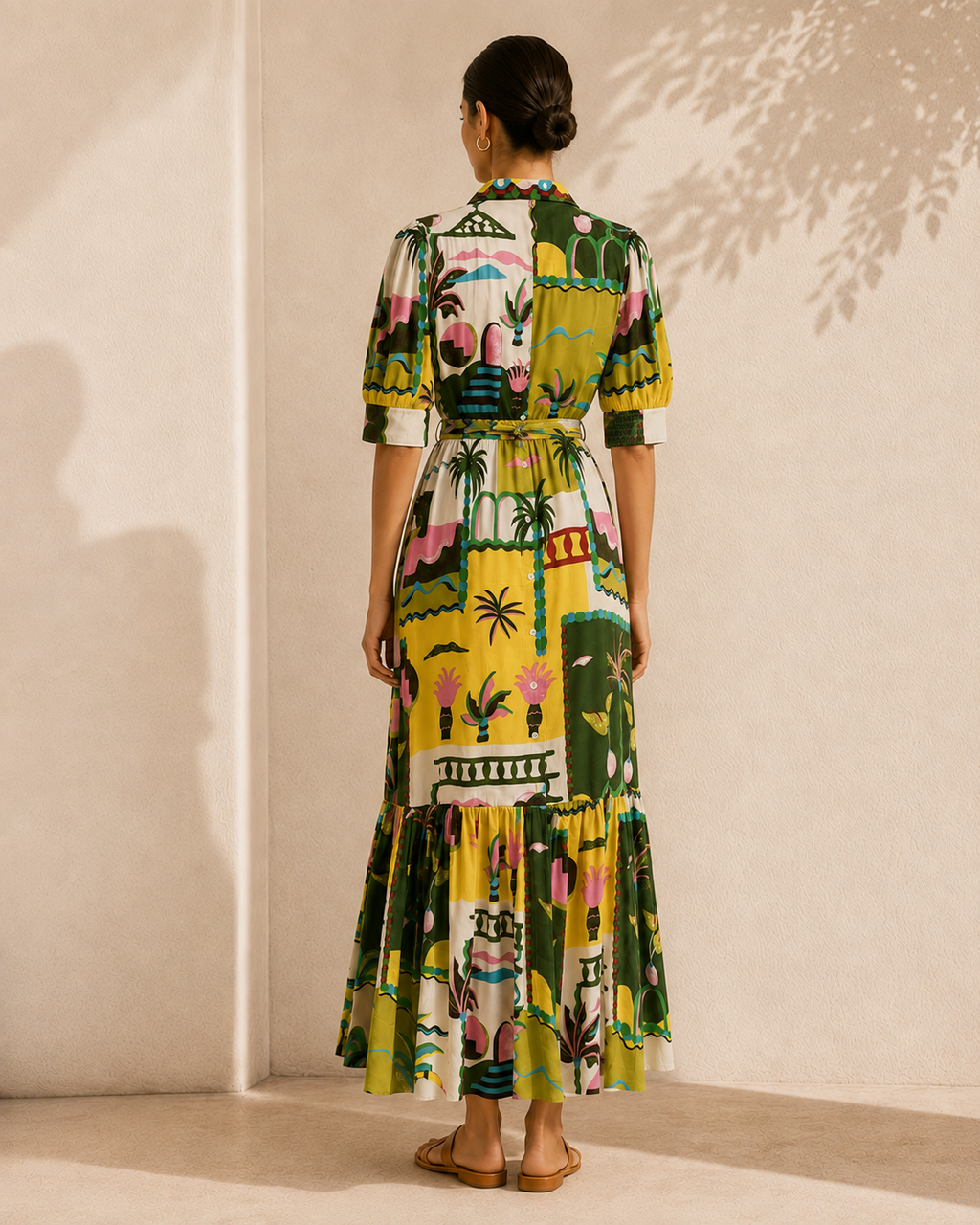 Casa Dali Maxi Dress in Green