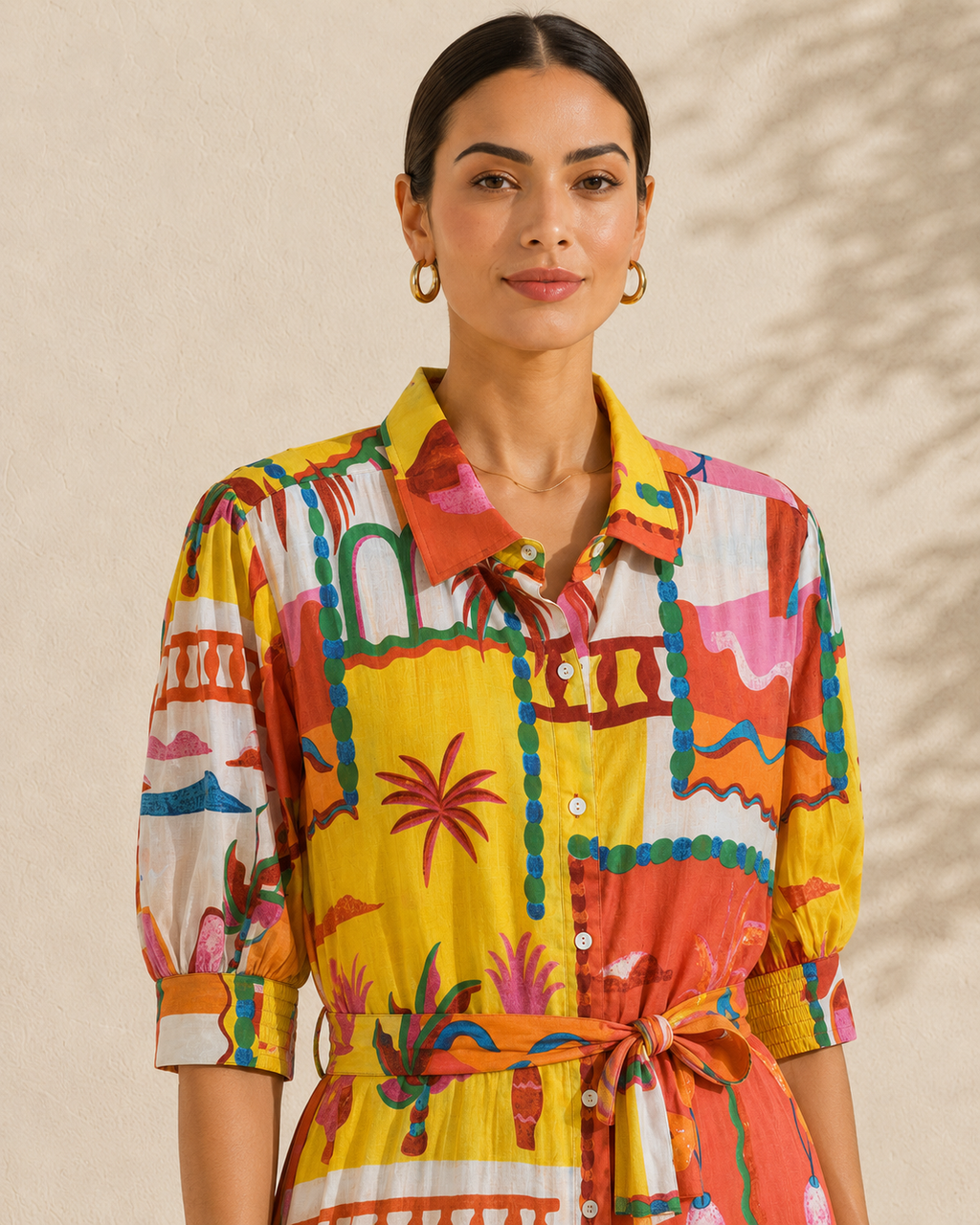Casa Dali Maxi Dress in Orange
