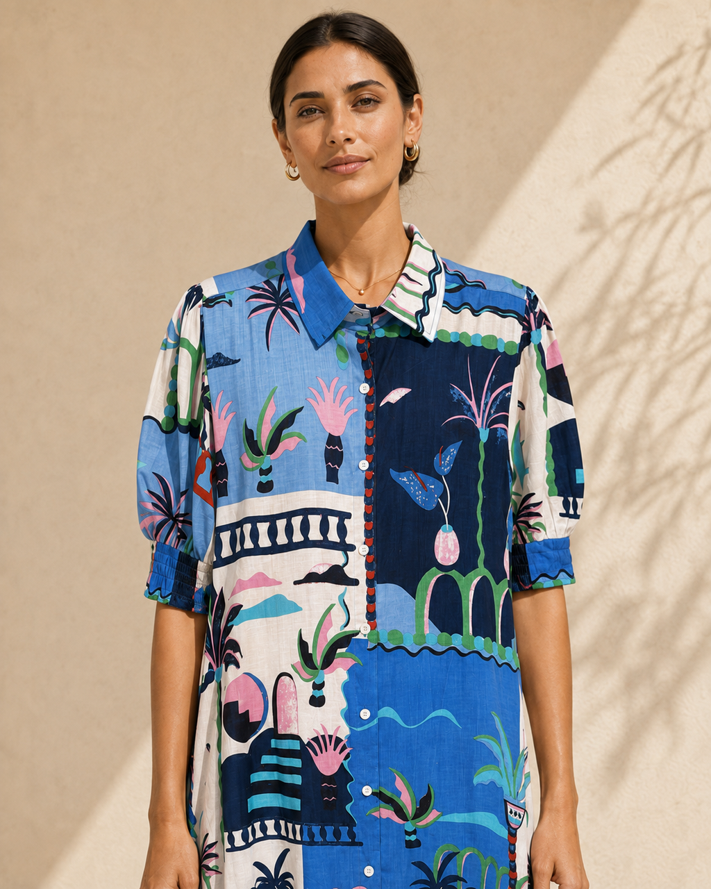 Casa Dali Maxi Dress in Blue