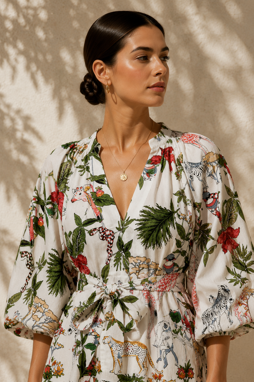 MalaMala Ruched Short Dress